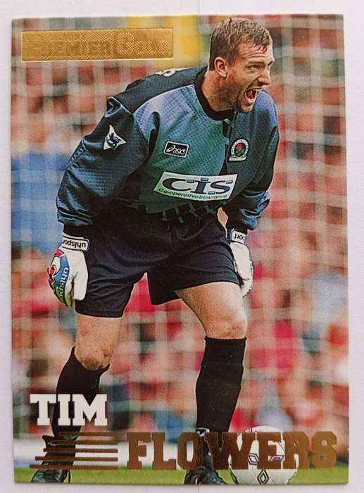 TIM FLOWERS (Blackburn) - TOPPS PREMIER GOLD COLLECTION 1996/97 - TRADING CARD CARD 20 of 161