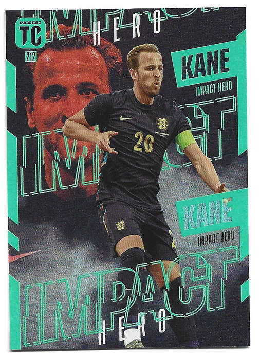 HARRY KANE - PANINI `TOP CLASS` 2025 COLLECTION - FOIL IMPACT HERO TRADING CARD 212