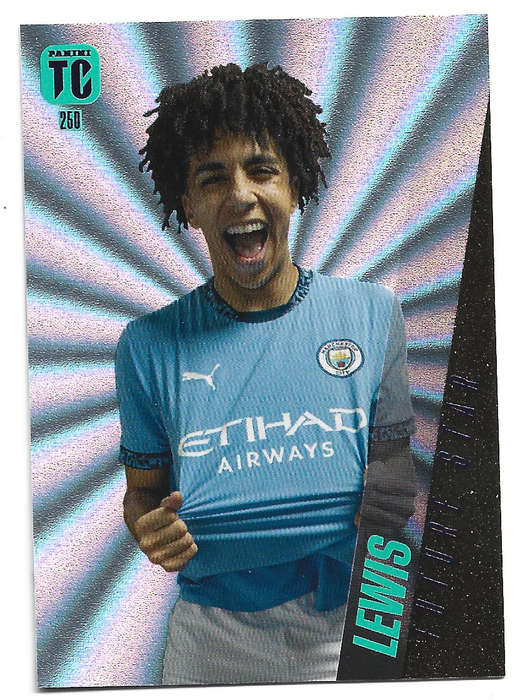RICO LEWIS - PANINI `TOP CLASS` 2025 COLLECTION - FOIL FUTURE STAR TRADING CARD 250