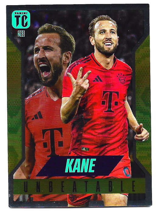 HARRY KANE - PANINI `TOP CLASS` 2025 COLLECTION - RARE SILVER FOIL UNBEATABLE TRADING CARD 263