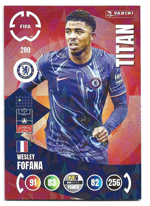WESLEY FOFANA - PANINI CLUB WORLD CUP 2025 - FOIL MAGICIAN TRADING CARD 280
