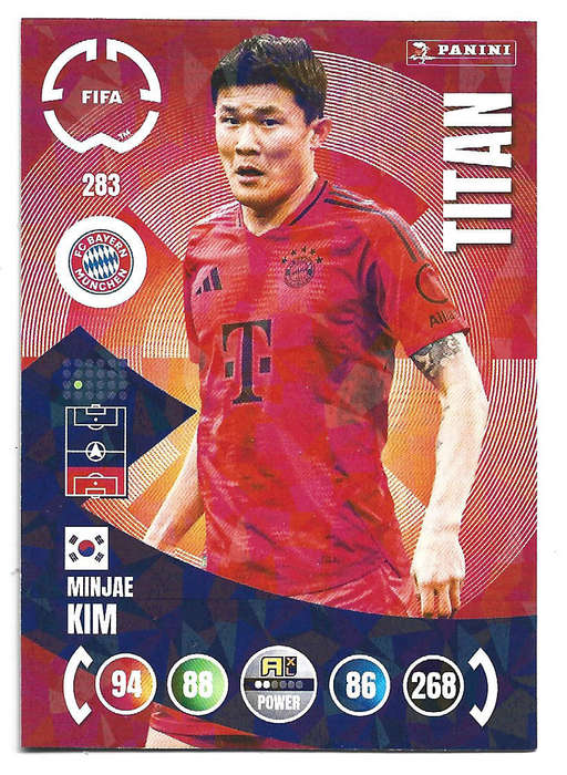 MINJAE KIM - PANINI CLUB WORLD CUP 2025 - FOIL MAGICIAN TRADING CARD 282