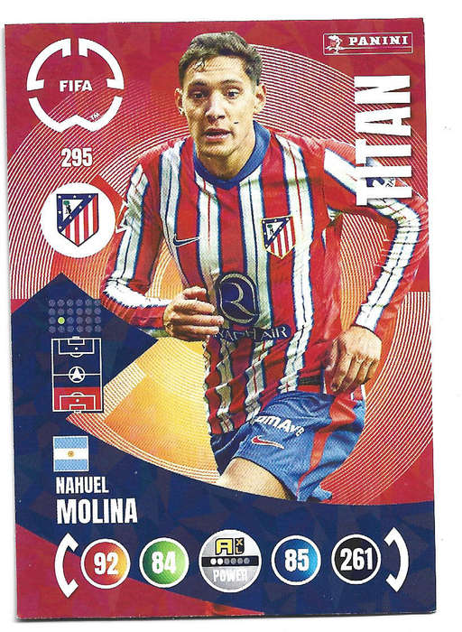NAHUEL MOLINA - PANINI CLUB WORLD CUP 2025 - FOIL MAGICIAN TRADING CARD 295