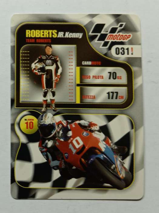 KENNY ROBERTS Jr - MOTO GP 2007 CARD COLELCTION - RARE FOIL TRADING CARD 31
