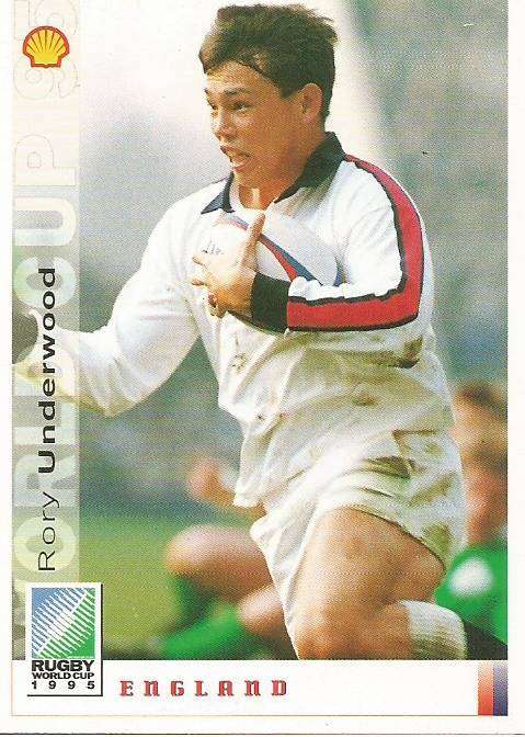 RORY UNDERWOOD - SPORTS DECK `RUGBY WORLD CUP 95` -  BASE TRADING CARD  31