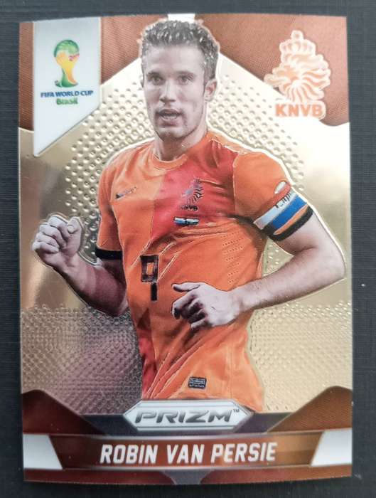 ROBIN VAN PERSIE (Holland) - PANINI PRIZM FIFA WORLD CUP 2014 COLLECTION - PRIZM TRADING CARD 35