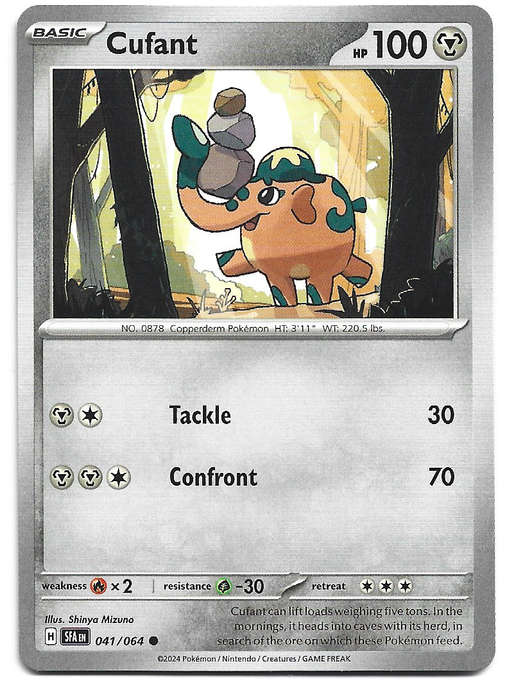 POKEMON CARD - CUFANT  41/64 Common Shrouded Fable Trading Card - Mint