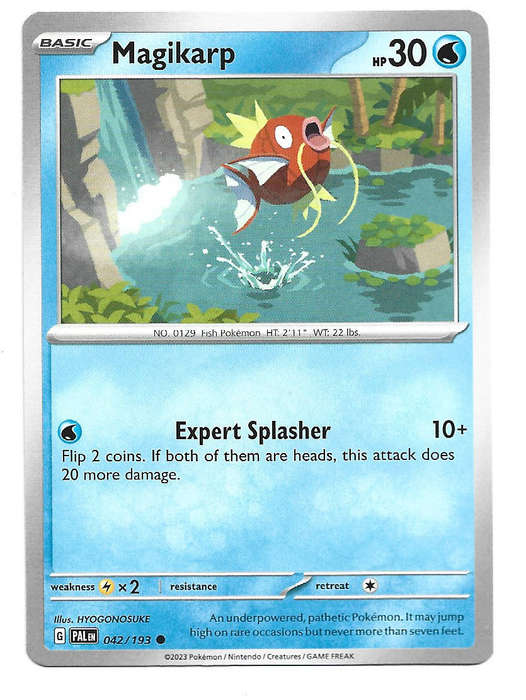 MAGIKARP - COMMON  42/193  POKEMON TCG PALDEA EVOLVED TRADING CARD