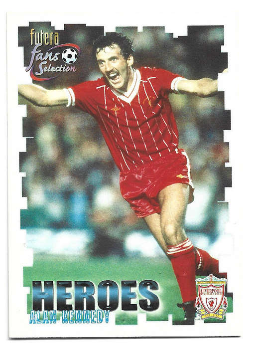 ALAN KENNEDY - LIVERPOOL FC FUTERA Fans Selection 1999 Collection - HEROES Trading card 58