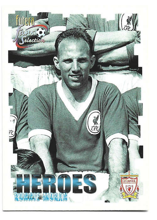 RONNIE MORAN - LIVERPOOL FC FUTERA Fans Selection 1999 Collection - HEROES Trading card 59