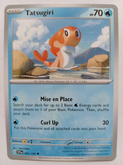 TATSUGIRI - COMMON  62/198  POKEMON TCG SCARLET & VIOLET TRADING CARD