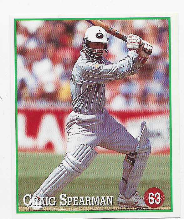 CRAIG SPEARMAN - 199798 SELECT CRICKET STICKER COLLECTION  - STICKER 63
