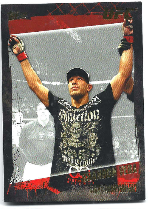 BRANDON VERA - TOPPS UFC 2010 COLLECTION -  GOLD FOIL PARALLEL TRADING CARD 65