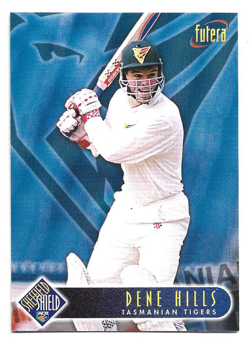 DENE HILLS - 1996 FUTERA CRICKET WORLD CUP COLLECTION - BASE TRADING CARD 77