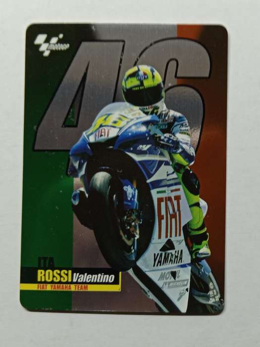 VALENTINO ROSSI - MOTO GP 07 `PREZIOSI COLLECTION`  - RARE FOIL TRADING CARD 079