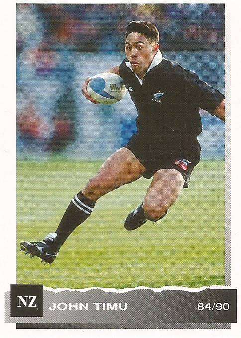JOHN TIMU - SPORTS DECK RUGBY 1994 COLLECTION - TRADING CARD 84 of 90