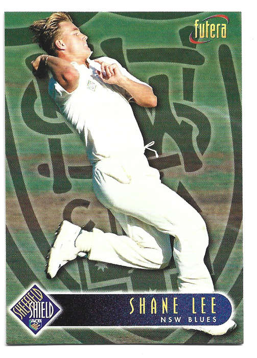 SHANE LEE - 1996 FUTERA CRICKET WORLD CUP COLLECTION - BASE TRADING CARD 86