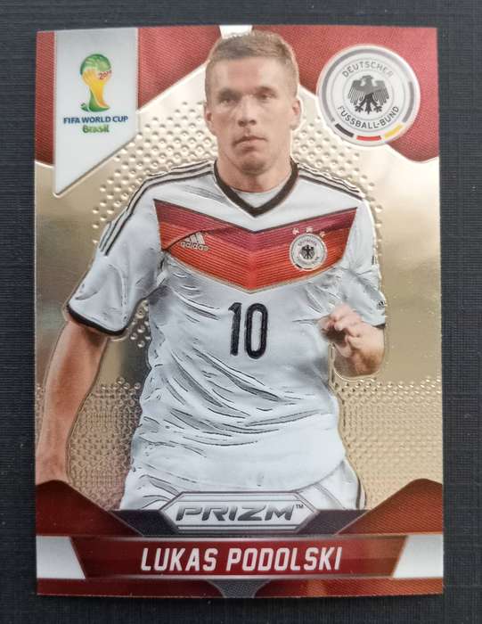 LUKAS PODOLSKI (Germany) - PANINI PRIZM FIFA WORLD CUP 2014 COLLECTION - PRIZM TRADING CARD 92