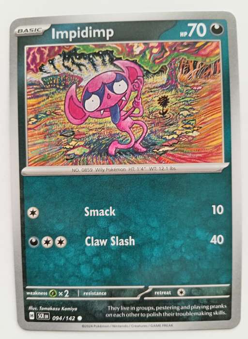 IMPIDIMP - COMMON  94/142 POKEMON TCG STELLAR CROWN TRADING CARD