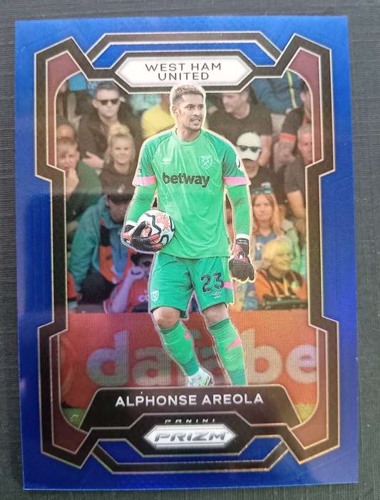 A. AREOLA (West Ham) - PANINI PREMIER LEAGUE PRIZM 2024 - BLUE PRIZM TRADING CARD 160 of 299
