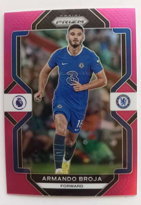 ARMANDO BORJA (Chelsea)  - PANINI PREMIER LEAGUE PRIZM 2022/23 - PINK PRIZM TRADING CARD 32 of 199