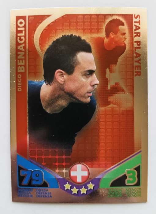 DIEGO BENAGLIO - TOPPS MATCH ATTAX `FIFA WORLD CUP 2010 - FOIL STAR PLAYER - Int. EDITION