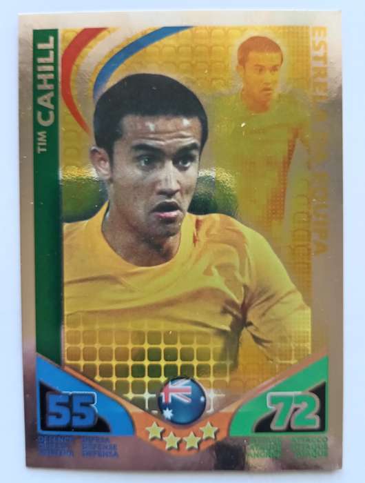 TIM CAHILL - TOPPS MATCH ATTAX `FIFA WORLD CUP 2010 - FOIL STAR PLAYER - MEXICAN EDITION