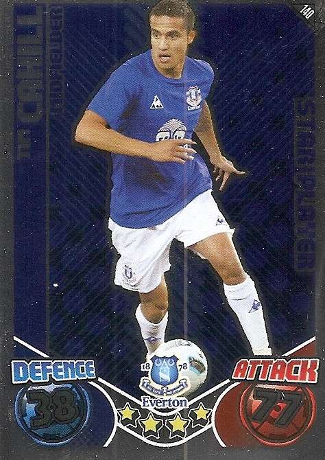 TIM CAHILL  - TOPPS `MATCH ATTAX` 2011/2012 - FOIL `STAR PLAYER` TRADING CARD