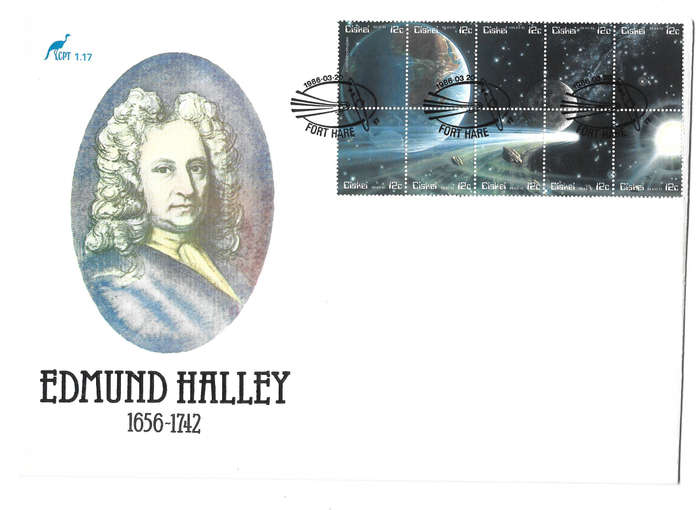 CISKEI 1986 - HALEY's COMET  SACC 87 to 96 - OFFICIAL 1st Day Cover 1,17