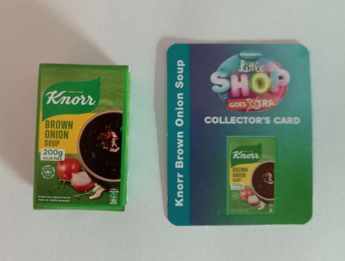 CHECKERS Little Shop Goes Extra - KNORR SOUP with Card