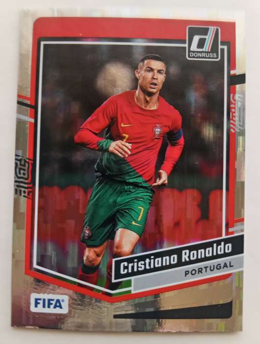 CRISTIANO RONALDO - PANINI DONRUSS FIFA 2023/24 COLLECTION - PARALLEL SILVER TRADING CARD 44
