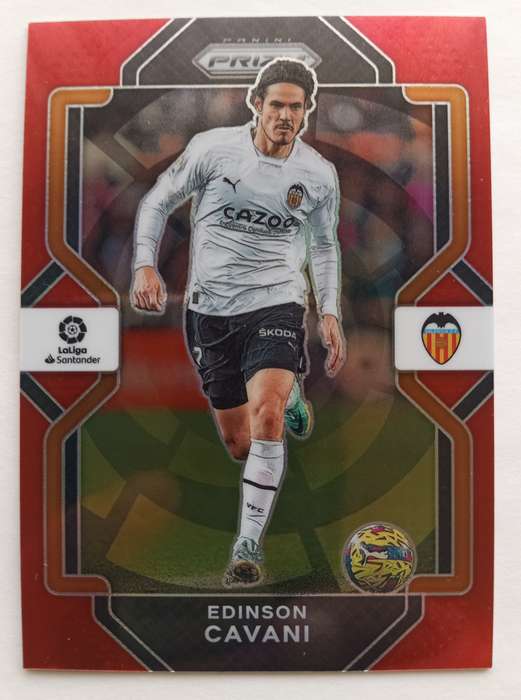 EDINSON CAVANI (Valencia)  - PANINI LA LIGA PRIZM 2023 - RARE TRADING CARD 30 of 99