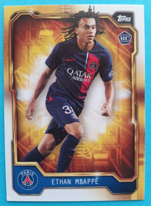 ETHAN MBAPPE - TOPPS PSG COLLECTION 2023-  ROOKIE TRADING CARD PSGG2
