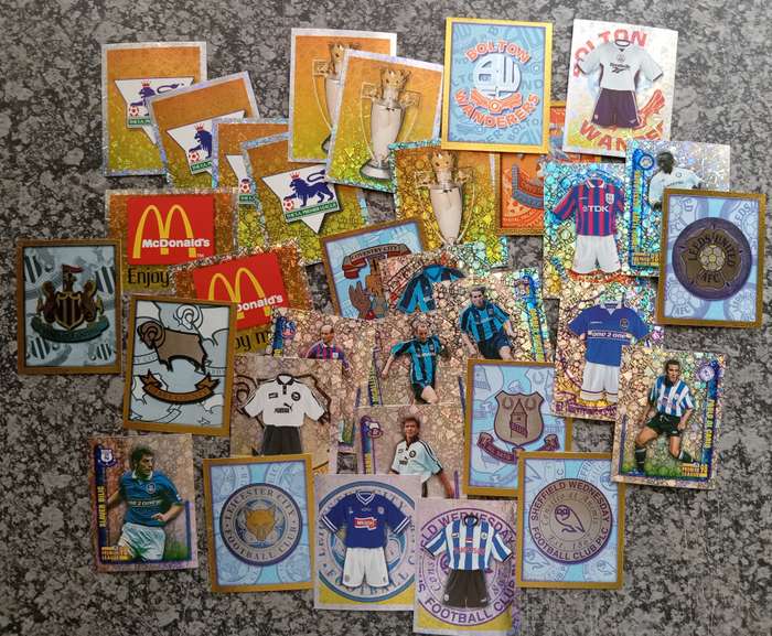 MERLIN Premier League sticker collection 1998 - FOIL STICKERS AVAILABLE