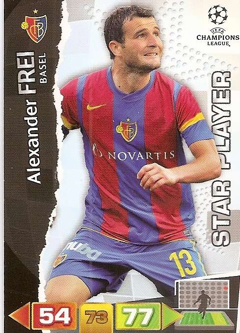 ALEXANDER FREI - PANINI CHAMPIONS LEAGUE 2011/12 - `STAR PLAYER` TRADING CARD