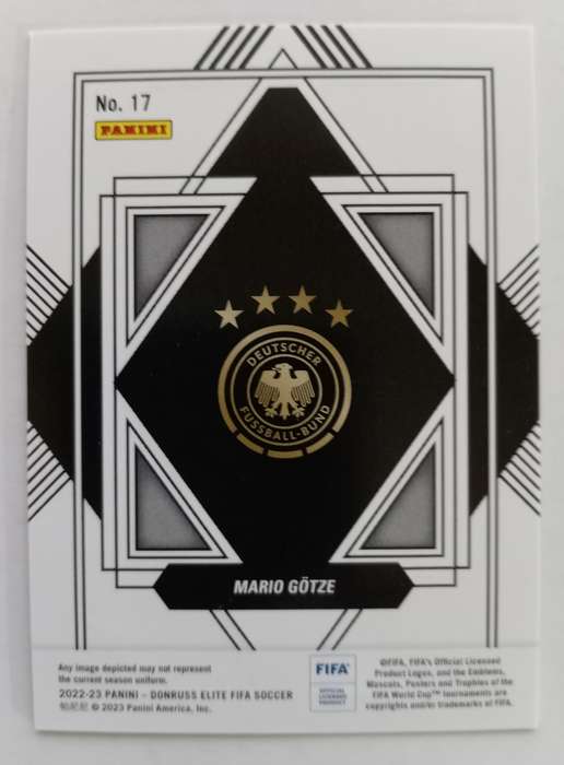 MARIO GOTZE - PANINI DONRUSS ELITE FIFA SOCCER 2023 - CHROME MIRROR TRADING CARD 17