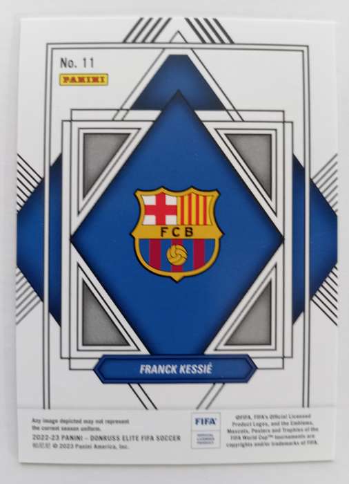 FRANCK KESSIE (Barcelona) - PANINI DONRUSS ELITE FIFA SOCCER 2023 - CHROME MIRROR TRADING CARD 11