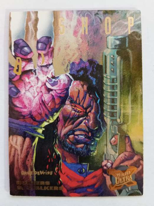MARVEL FLEER ULTRA 1995 - `HUNTERS & STALKERS` -  BISHOP `RAINBOW` Limited Edition Card 5 of 9 A