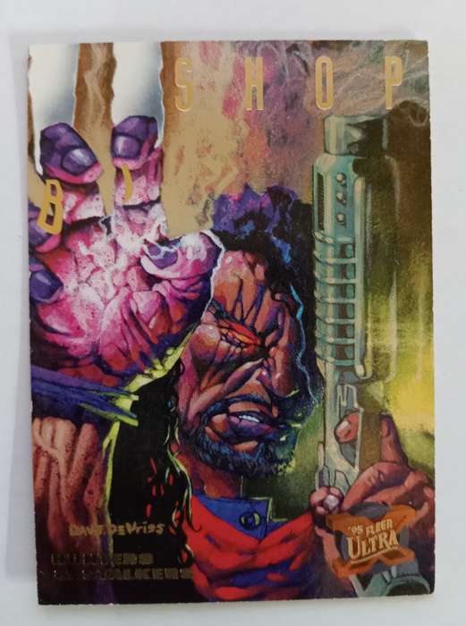 MARVEL FLEER ULTRA 1995 - `HUNTERS & STALKERS` -  BISHOP `RAINBOW` Limited Edition Card 5 of 9 B