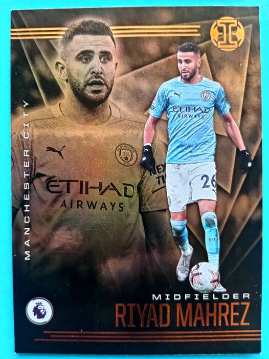 RIYAD MAHREZ (Man. City) - PANINI CHRONICLES ILLUSIONS SOCCER 2020/21 - ILLUSIONS CARD 17