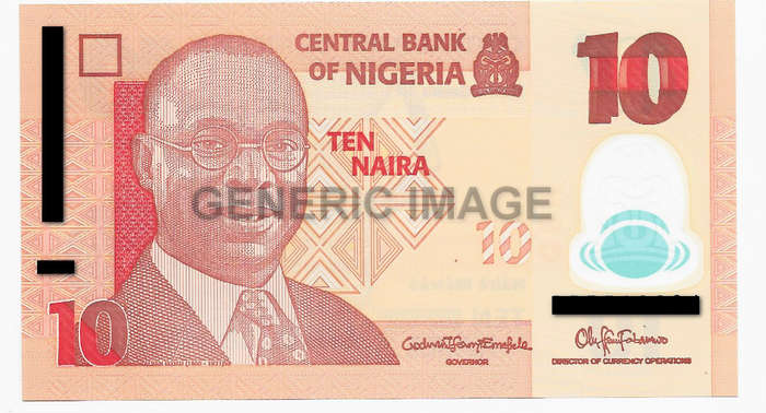 CENTRAL BANK of NIGERIA - 10 NAIRA BANK NOTE  2018 - POLYMER UNC CONDITION