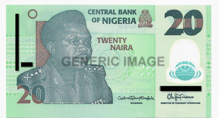CENTRAL BANK of NIGERIA - 20 NAIRA BANK NOTE  2018 - POLYMER UNC CONDITION