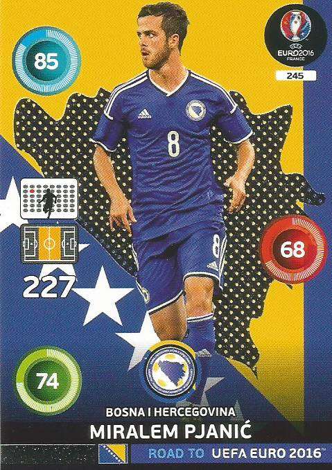 MIRALEM PJANIC - PANINI Road to Euro 2016 Collection - FOIL "One to Watch" CARD 245