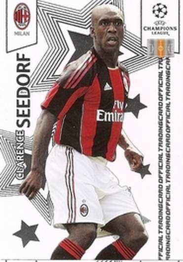 CLARENCE SEEDORF (AC Milan) - PANINI CHAMPIONS LEAGUE PREMIUM 2010/11 - RARE TRADING CARD