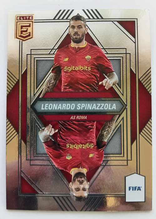 LEONANDO SPINAZZOLA - PANINI DONRUSS ELITE FIFA SOCCER 2023 - CHROME MIRROR TRADING CARD 5