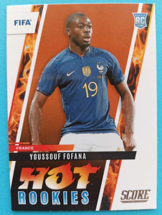 YOUSSOUF FOFANA - TOPPS SCORE FIFA SOCCER 2023 -  ROOKIE TRADING CARD 7
