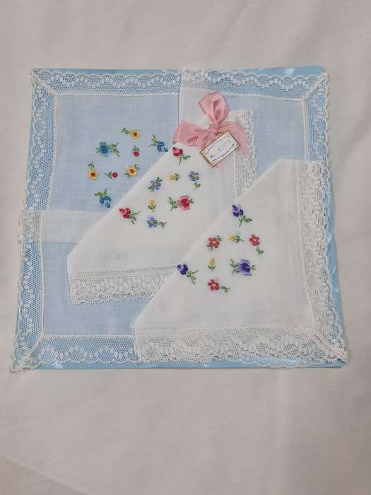 Three Handkerchiefs Made in Northern Ireland