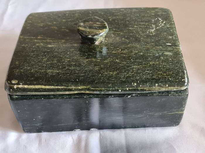 Green Sandstone Trinket/Jewlery box