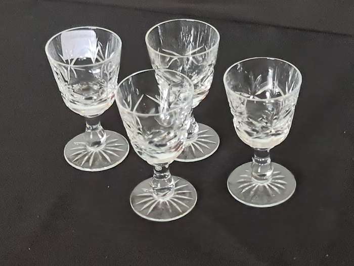 Set X4 Crystal port glasses