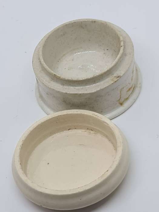 English Ironstone pot with lid